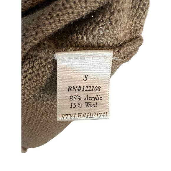 Sweater Dress Tunic Crochet Knit Mak B. 90s Y2K Cottagecore Fairy granny S - Picture 7 of 13